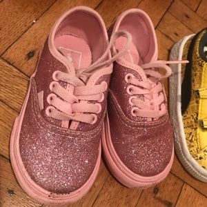 Pink vans - toddler . Posted single per request